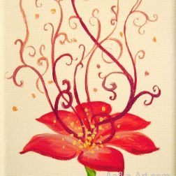 2-februari21 Happy flower painting oils